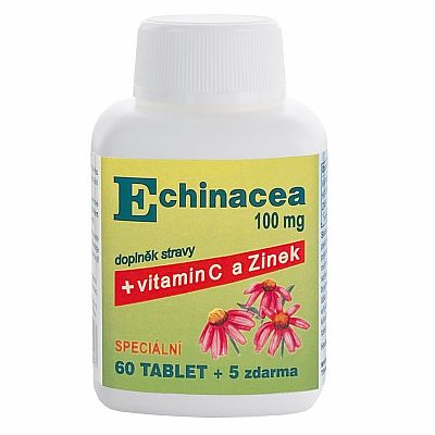 Hsport Echinacea + Vitamín C a Zinok 60tbl