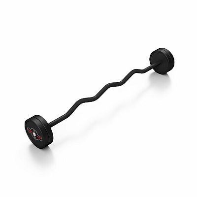 Lomená, obojručná činka MARBO MW-SG-20-L, 20 kg, čierna