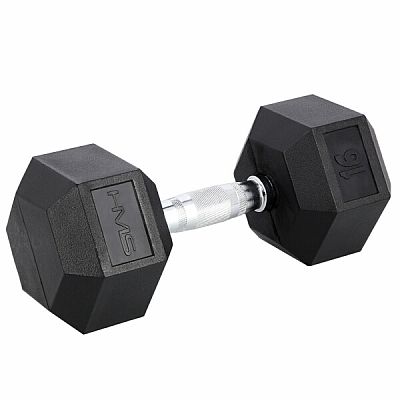 Čierna hexagonálna jednoručka HMS 16 kg