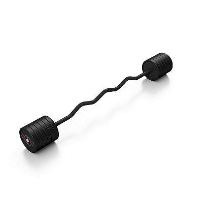 Lomená, obojručná činka MARBO MW-SG-50-L, 50 kg, čierna