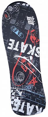 ACRA Skateboard farebný S2-čierny