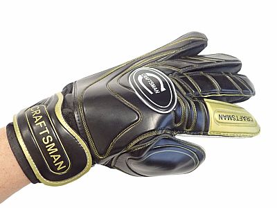 ACRA F2733-CRN-10 Rukavice brankárske závodné seniorské Craftsman čierne