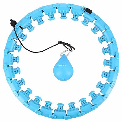 Masážna hula hoop HMS HHW01 so závažím modrá