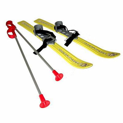 Lyže klzky palice s viazaním dĺžka 70 cm