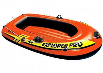 Čln nafukovací EXPLORER PRO 100 INTEX farba oranžová