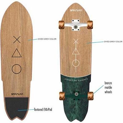 Skateboard SPARTAN Cruiser Board - 70 cm