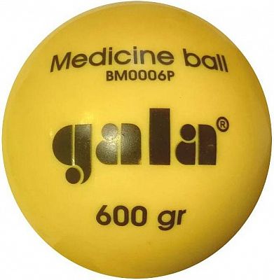 Medicinálna lopta GALA plastová BM 0006 P - 0,6 kg