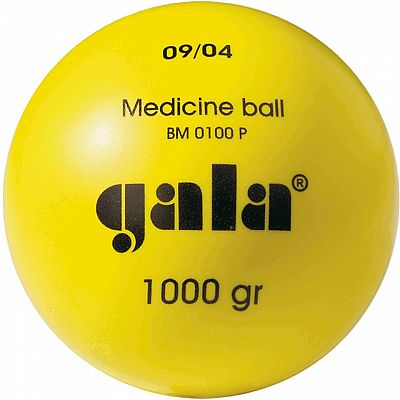 Medicinálna lopta GALA plastová BM 0020 P - 2 kg