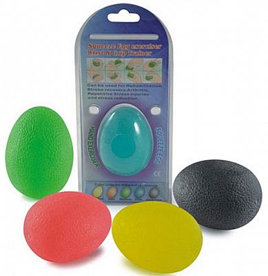 Posilňovač rúk EGG gélové vajíčko 6 cm - rôzne tuhosti