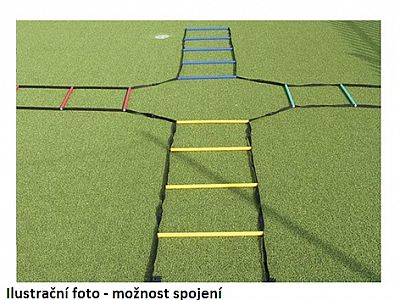 Rebrík agility frekvenčný 12m farebný