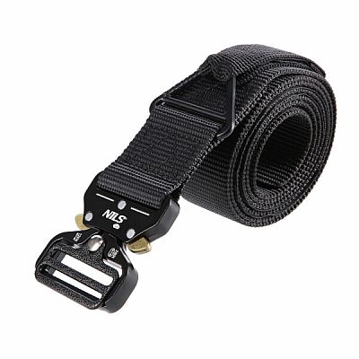 Taktický opasok NILS Camp NC1729 čierny 125 cm