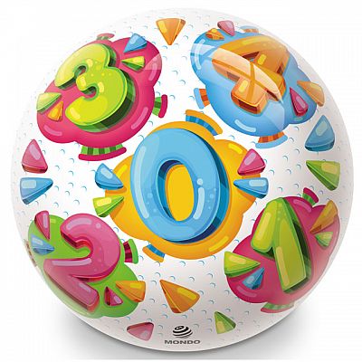 Potlačená lopta s číslami - 180 mm
