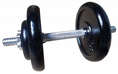 ACRA Jednoručná nakladacia činka 14 kg - 25 mm