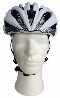 ACRA CSH98S-L strieborná cyklistická prilba veľkosť L (58-61cm)