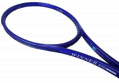Raketa tenisová 100% grafitová WINNER 630 modrá