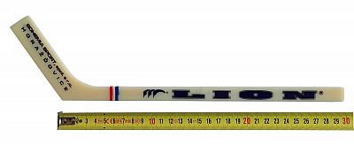 LION H30M Plastová hokejka mini 30 cm biela