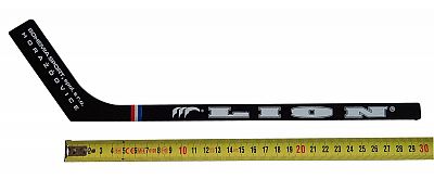 LION H30M Plastová hokejka mini 30 cm čierna