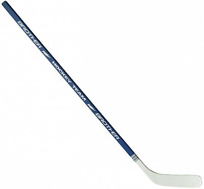 ACRA H3322-LE Hokejka s plastovou čepeľou 115cm - ľavá - modrá