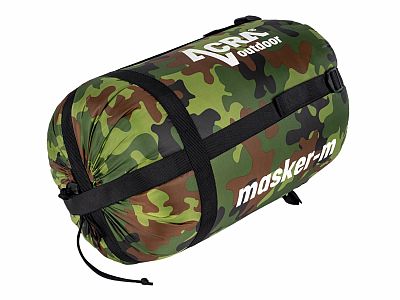 Acra spací vak Masker-M maskáčový - múmie