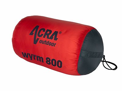Acra páperový spací vak Wyrm 800 - 225 cm, kačacie perie