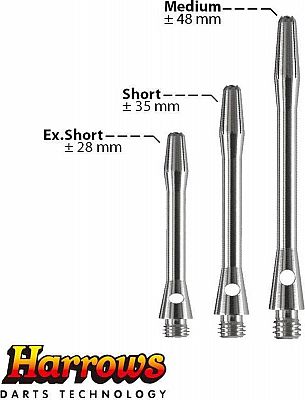 Harrows Násadky ALUMINIUM vel.S