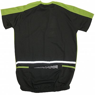 Pánsky cyklistický dres 4F šedo/zelený