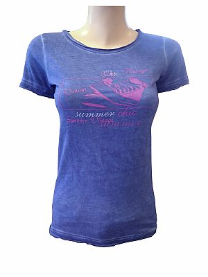 Dámske tričko Astrolabio modré