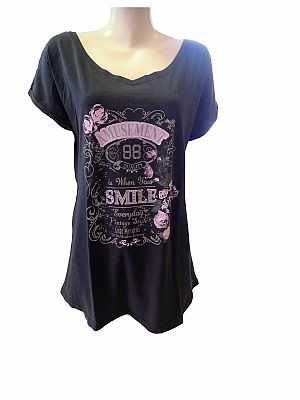 Dámske tričko Astrolabio čierne