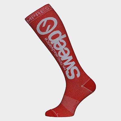 Kompresné podkolienky SWEEP reflexné červené - 38/40