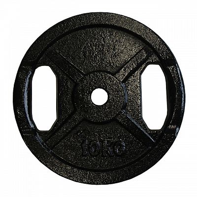 Liatinový kotúč s úchopmi 10kg - 25 mm