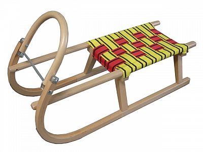 Acra sane 95 cm drevené A204 - červeno-žlté