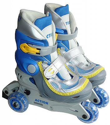 Korčule trojkolieskové kolieskové veľ. 30/33