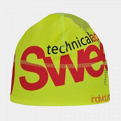 Čiapka Sweep Sport SCP011 žltá/červená fluo