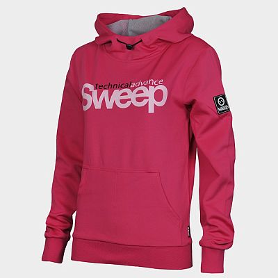 Dámska mikina s kapucňou SWEEP ružová - L