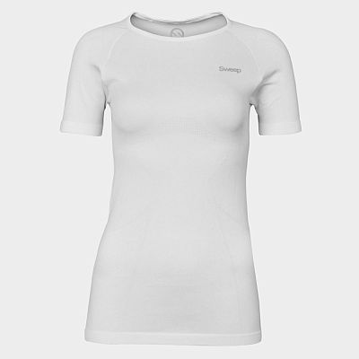 Dámske funkčné tričko bezšvové SWEEP biele - M/L