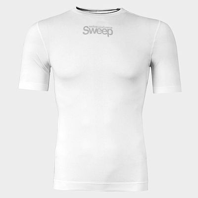 Pánske funkčné tričko SWEEP bezšvové biele
