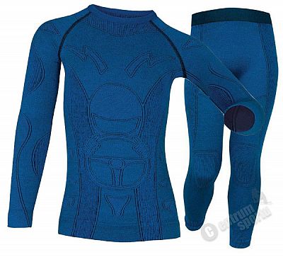 Spodná thermo bielizeň MERINO modrá veľ.128-134