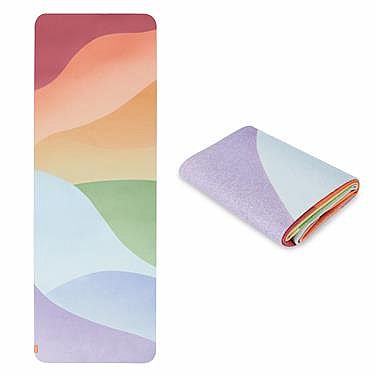 Spokey YOGA TRAVEL Skladacia joga podložka, 180 x 61 x 0,15 cm