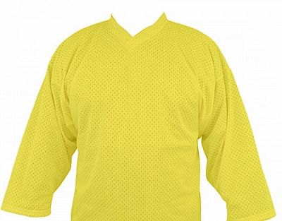 Hokej dres štandard jednofarebný - Žľtý vel. XL