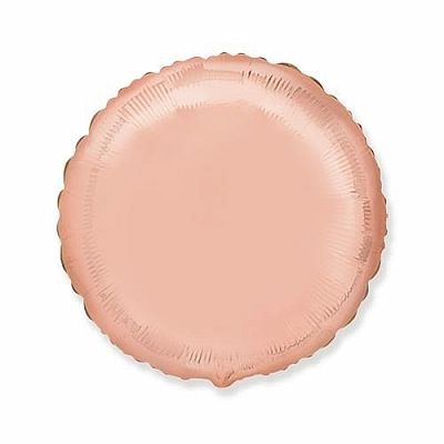 Fóliový balónik kruh rose gold 46 cm - Nebalený