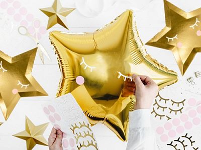 Sada samolepek Little Star na fóliové balonky - 24 ks
