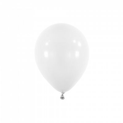 Dekoračné balóniky Biele 13 cm - 100 ks D01