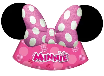 Party čepičky Minnie Mouse 6 ks