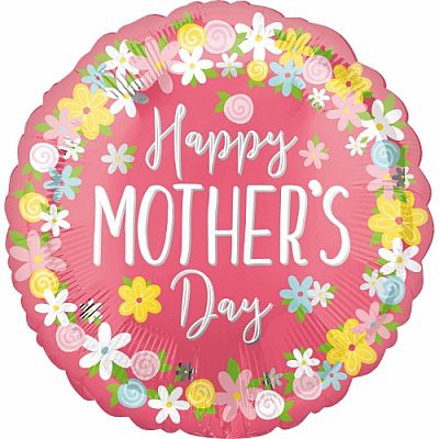 Fóliový balónik Happy Mothers Day 43 cm