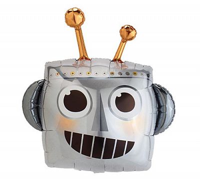 Fóliový balónik Robotia hlava 88 cm