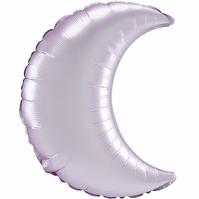 Fóliový balónik Mesiac Satin pastelový ružový - 89 cm