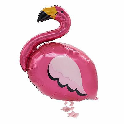 Chodiaci balónik plameniak 83 cm