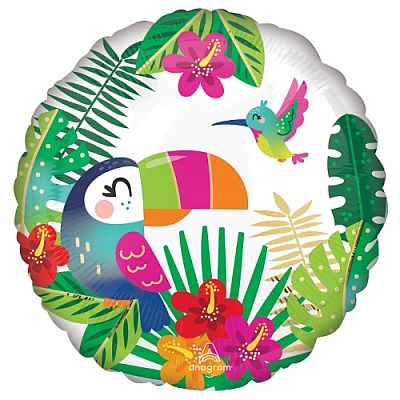 Fóliový balónik Tropical paradise 43 cm