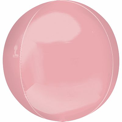 Fóliový balónik jumbo guľa pastel ružový 53 cm