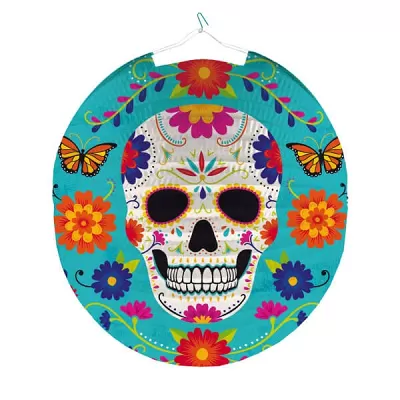 Okrúhly lampión Day of the dead 25 cm